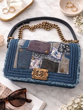 Chanel Patchwork Denim Boy Bag – Rare Collector Piece